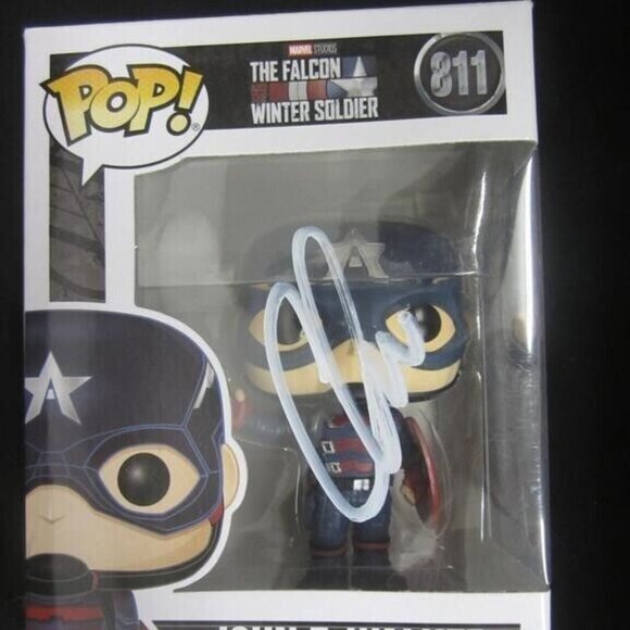 Chris Evans signed Funko Pop! Vinyl: Marvel - John F. Walker #811 w/COA - Picture 2 of 3